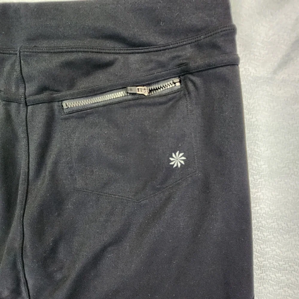 Athleta Black Active Skort Women Medium Athletic Tennis Golf Running Gym Skirt - Picture 4 of 12